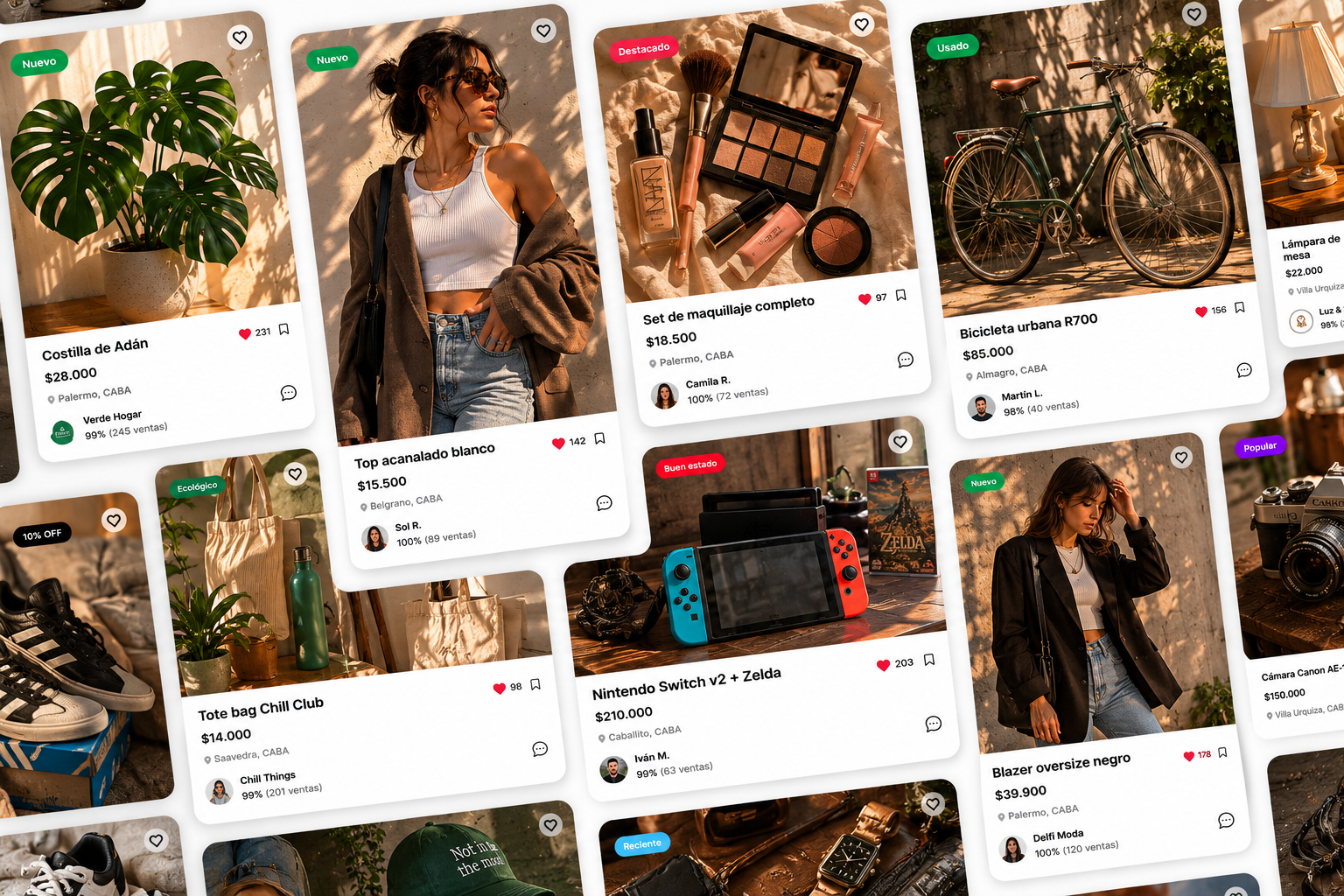 Productos en unTap